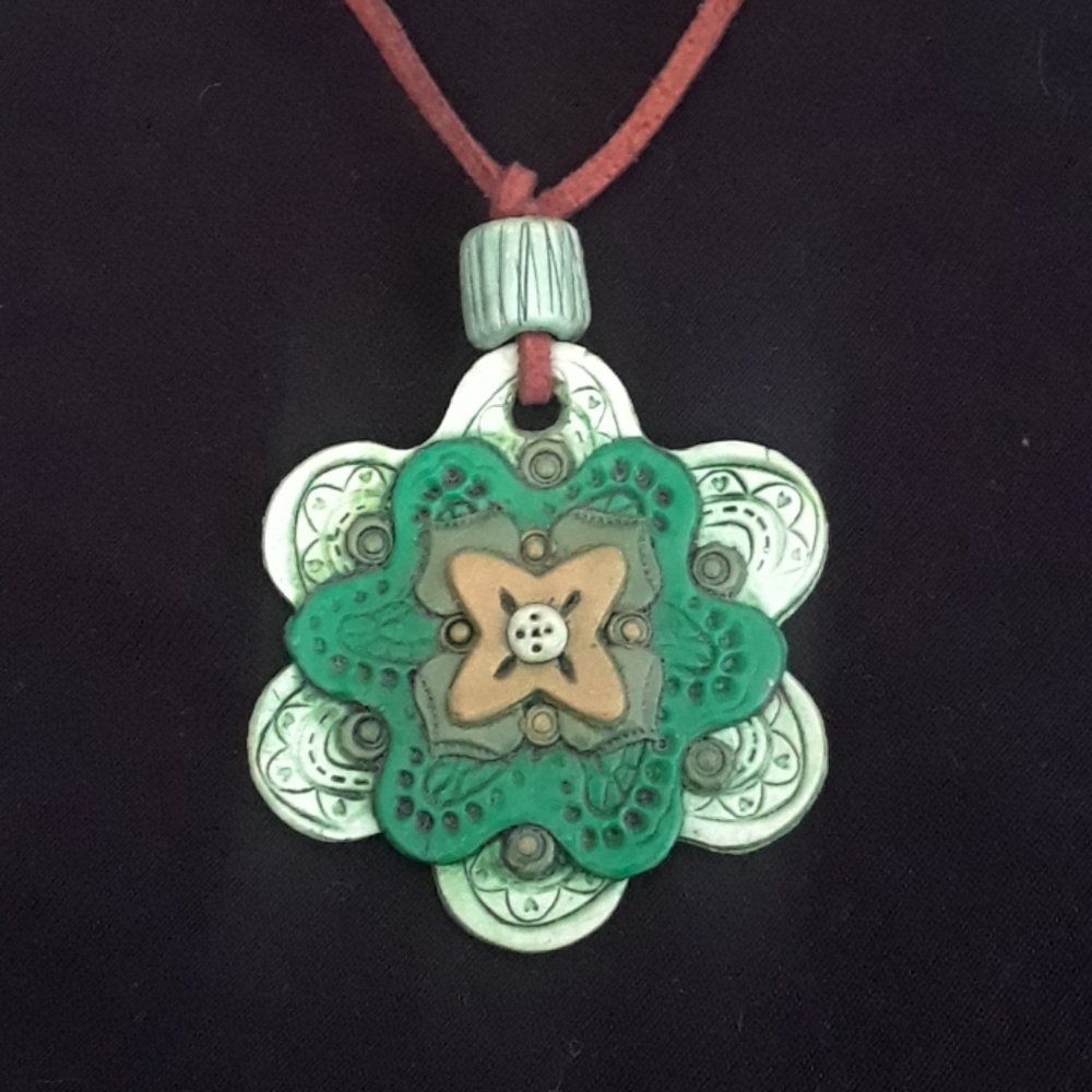Handmade necklace, Mandala necklace